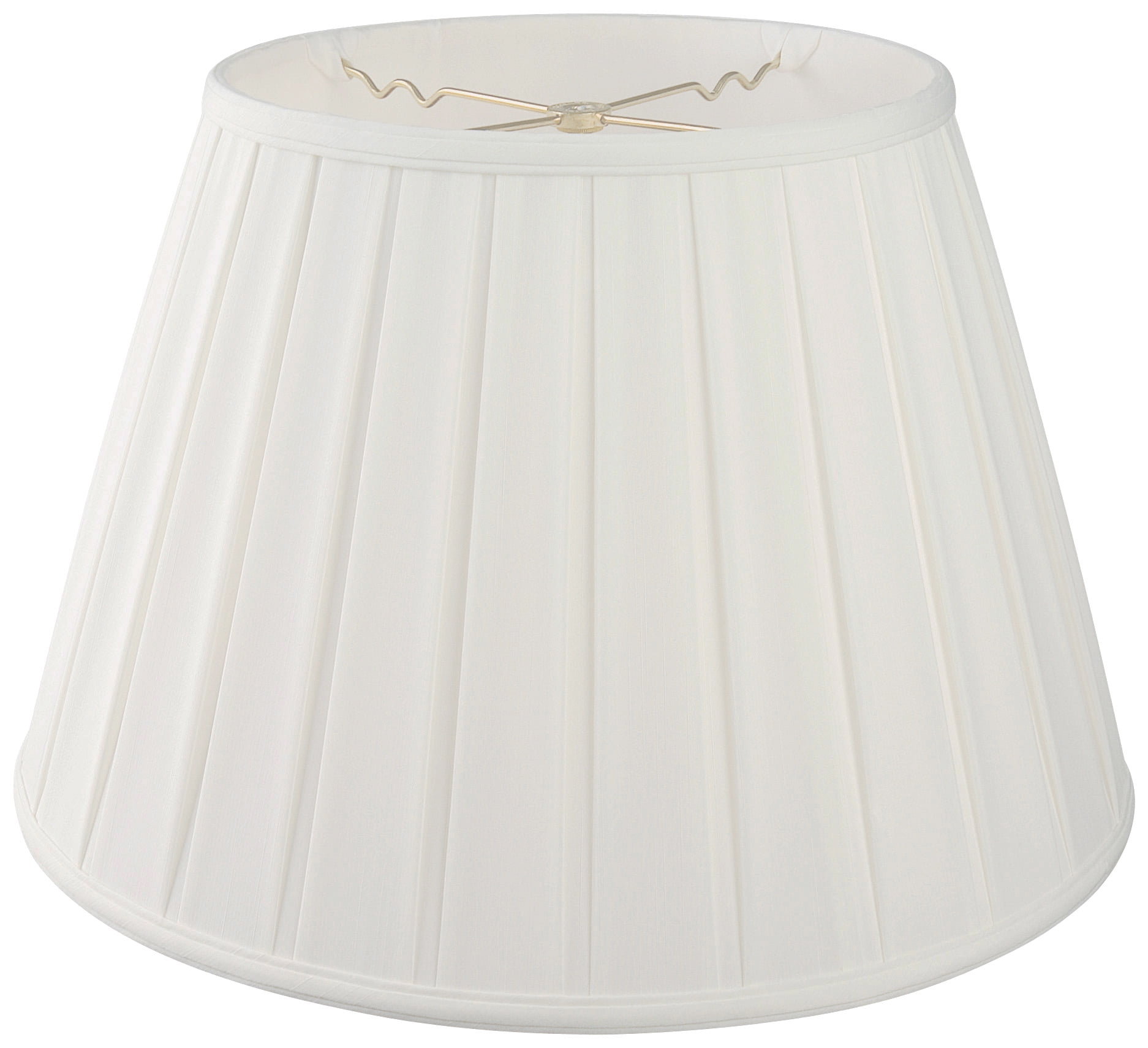 Royal Designs Shallow Drum Side Pleat lamp shade 