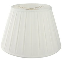 Royal Designs Empire English Pleat Basic Lamp Shade - White - 10 x 14.5 x 10
