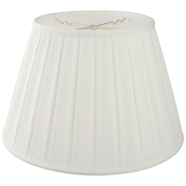 Royal Designs 18" Empire English Pleat Lamp Shade White