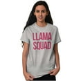 thumbnail image 3 of Llama Squad Save The Drama Alpaca BFF Women's Graphic T Shirt Tees Brisco Brands S, 3 of 5