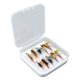 thumbnail image 1 of 10 piezas de señuelos de pesca con mosca Kit de señuelos de pesca con de pesca con mosca Trucha Lubina Mosca mojada Surtido con anzuelo Se, 1 of 9