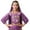 Purple, variant on Wdgfv Girls Belly Dance Top Sequins Long Sleeve Carnival Performance Outfit for Kids Dance Sky Blue 3-12 Years