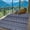 Black Blue/White, variant on 5x8ft Reversible & Waterproof Patio Rug, Lightweight & Portable Plastic Straw Mat, Ideal for Patio, Camping, RV, Deck, Backyard