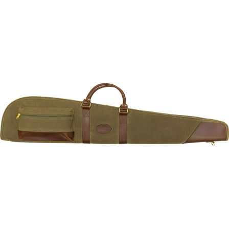 MidwayUSA Waxed Canvas Shotgun Case 50" Olive Brown