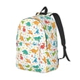 thumbnail image 2 of Xecao Dinosaur for Canvas College Laptop Backpack, Durable Rucksack Travel Notebook Bag School Backpack Book Bag for Men Women, 2 of 8