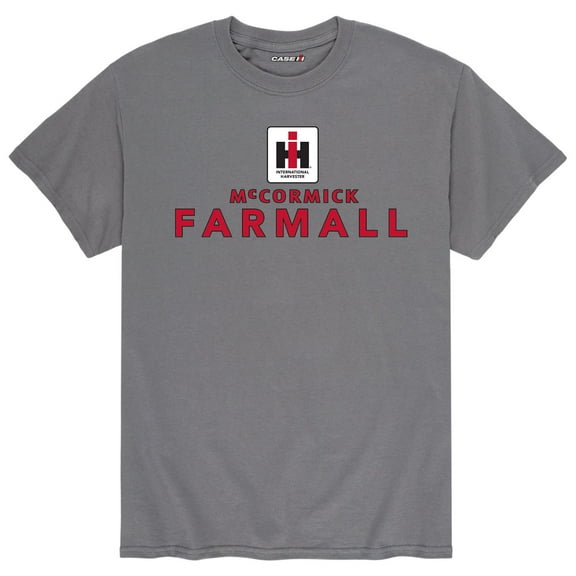 Case IH - IH Square Logo Mccormick Farmall Stack - Men's Short Sleeve Graphic T-Shirt