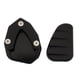 thumbnail image 4 of Kit de almohadillas ensanchadas para trípode de soporte lateral, accesorios para motocicletas, piezas de reparación de aluminio Negro, 4 of 9