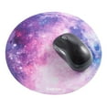 thumbnail image 5 of Insten Galaxy Mouse Pad for Computer Desk Laptop, Small Round Desktop Mat, Purple Space Mousepad, Non-Slip Rubber, 5 of 6