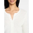 thumbnail image 5 of Madden NYC Women's Cotton Crochet Sweater Cardigan, Sizes XXS-XXL, 5 of 6