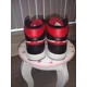 thumbnail image 3 of N I-K-E A i r-Jor-dan 1 Mid Men's Shoes Size 8 White/Gym Red-Black, 3 of 5