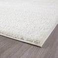 thumbnail image 5 of Wembley Shag Transitional Shag Thick White Area Rug, 4' x 5', 5 of 7