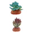 thumbnail image 1 of 2 piezas de acuario, plantas de pecera, suculentas, , decoración de escondite, adorno de jaula de terrario de, 1 of 9