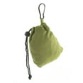 thumbnail image 2 of Reusable Grocery Bags | Foldable w/ Integrated String Pouch | Ripstop Nylon Tote - 4PK Moss CA2650, 2 of 4