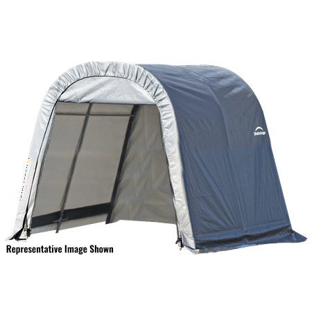 Garage 10 x 8 x 8 ft. Round Standard Grey