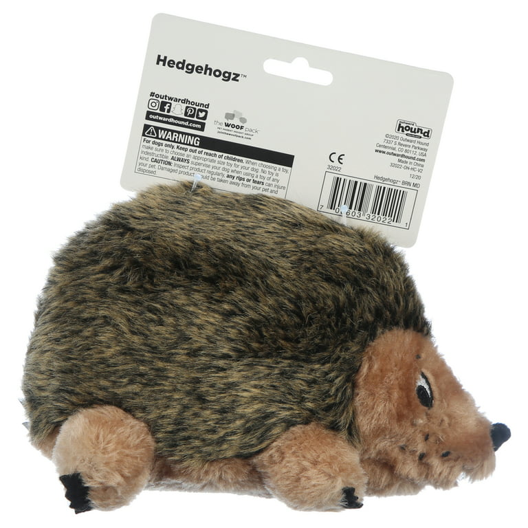 Outward Hound® Hedgehogz Dog Toy - Squeaker, dog Plush Toys