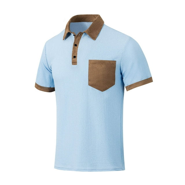 Camisetas de Manga Larga para Hombre de Algodón Poliéster Cuello Redondo Coincidencia de Color, Camisa de Blusa de Comercio Exterior