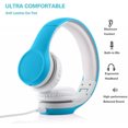 thumbnail image 3 of Auriculares para niños Yusonic con micrófono y conector de audio compartido, limitación de volumen, 3 of 3