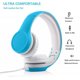 thumbnail image 3 of Auriculares para niños Yusonic con micrófono y conector de audio compartido, limitación de volumen, 3 of 3