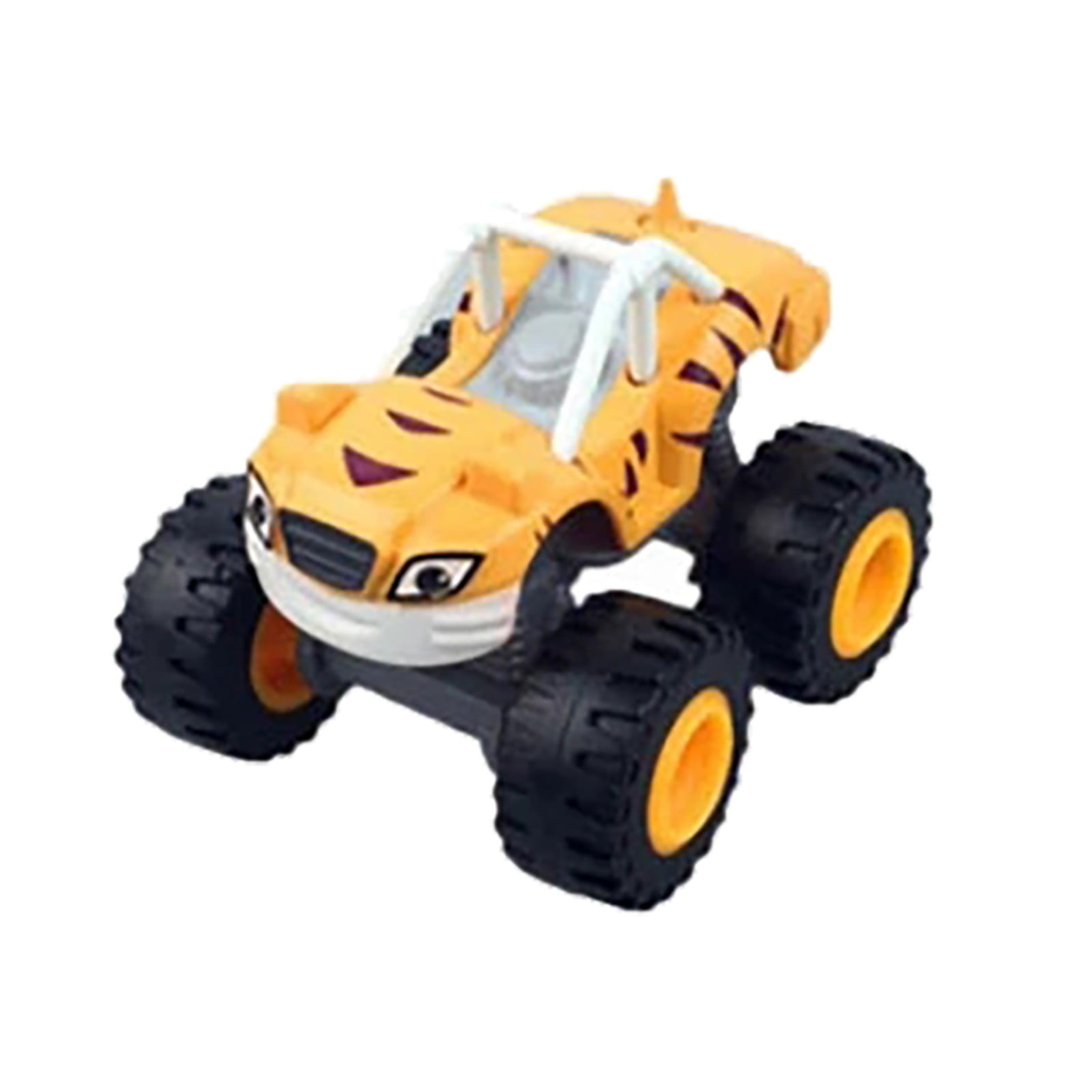 6Pcs Set Children Cartoon Machines Blaze Model Russian Classic Vehicles  Toys Monster Truck Racer Figure Kids Game Cars Gifts