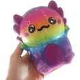 thumbnail image 6 of Axolotl Family - Set of 3 Different Sizes Slow Rise Squishy Toys - Memory Foam Party Favors, Fidgets, Prizes, OT (RANDOM COLOR), 6 of 8
