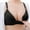 A_ Black, variant on Front Button Closure Nursing Bras for Women Comfort Wireless Full Coverage Thin Summer Convenient Breastfeeding Bra Gray M
