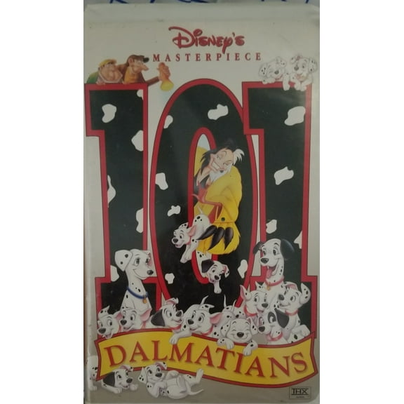 101 DALMATIONS DISNEY MASTERPIECE RARE VHS!!
