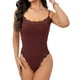 thumbnail image 1 of Body Starrylion de encaje marrón con cuello cuadrado para mujer, 1 of 7