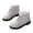 Grey, variant on Mepaouo Winter Snow Boots for Women Warm Fleece Lined Ankle Boots Suede Lace up Booties(Blue,7)