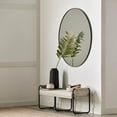 thumbnail image 3 of Bouclair Round Mirror with Black Frame, 3 of 5