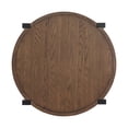 thumbnail image 6 of Magnussen Home Kaysen Wallaby And Matte Black Round Cocktail Table, 6 of 6