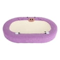 thumbnail image 2 of Cama Rascadora para Gatos de 24x15,75x3,54 Pulgadas, Diseño Cóncavo Ovalado, parte antideslizante inferior, Hecha de Sisal de Primera, Adecuada para Pisos del Hogar,, 2 of 7