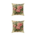 thumbnail image 1 of Maytalsory Easy To Change Flowers Pillowcase Addition To Home Decor Polyester Decorative Pillow Cushion Covers Soft Durable kztym001-7 2Set, 1 of 6