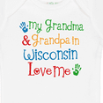 thumbnail image 4 of Inktastic Wisconsin Grandma Loves Me Boys or Girls Baby Bodysuit, 4 of 5
