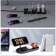thumbnail image 4 of Cargador Inalámbrico Magnético 3 en 1 con Adaptador de 18W, Estacion de Carga Compatible con MagSafe para iPhone 11/12/13/14/15, Apple Watch Ultra 9/8/7/SE/6/5/4/3/2/1, AirPods Pro 3/2,Negro, 4 of 13