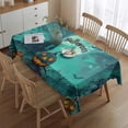 thumbnail image 2 of Rectangle Table Cover Gothic House Castle Pumpkin Halloween Spooky Tablecloth,Modern Oil-Proof Table Cloths for Picnic Party Halloween Fall Thanksgiving Christmas, 2 of 5