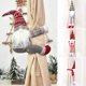 thumbnail image 3 of Hebilla de cortina de Papá Noel de Navidad 2021 Decoración navideña para el hogar Adornos navideños Navidad Natal Navidad 2021 Feliz año nuevo, 3 of 6