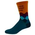 thumbnail image 4 of Women's I Came I Saw I Forgot What I Was Doing Socks Funny Introvert Sarcastic Graphic Novelty Footwear, 4 of 7
