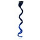 thumbnail image 1 of Zhuge Extensiones de cabello de colores, 12 piezas, 18 pulgadas, extensiones de cabello con clip, mechas sintéticas largas y onduladas, azul, 1 of 2