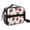 Football Star White, variant on Football Field Green Pattern Insulated Lunch Bag with Shoulder Strap and Bottle Holder,Bento School Lunch Bag Box,11x9.5x3.5 Inches