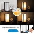 thumbnail image 2 of DEWENWILS 2-Pack Lamps Table with USB, Dimmable, Touch Table Lamp with LED Bulb for Bedroom, Living Room, Study, Office, 2 of 7
