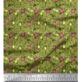 thumbnail image 1 of Soimoi Georgette Viscose Fabric Wine & Beer Beverages Decor Fabric Printed Yard 42 Inch Wide, 1 of 3