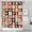 Pioneer Flower Floral-1, variant on Pioneer Flower Floral Print Pattern Shower Curtain 84"x72", Bathroom Decorative Shower Curtain Set with 12 Hooks, Waterproof Washable