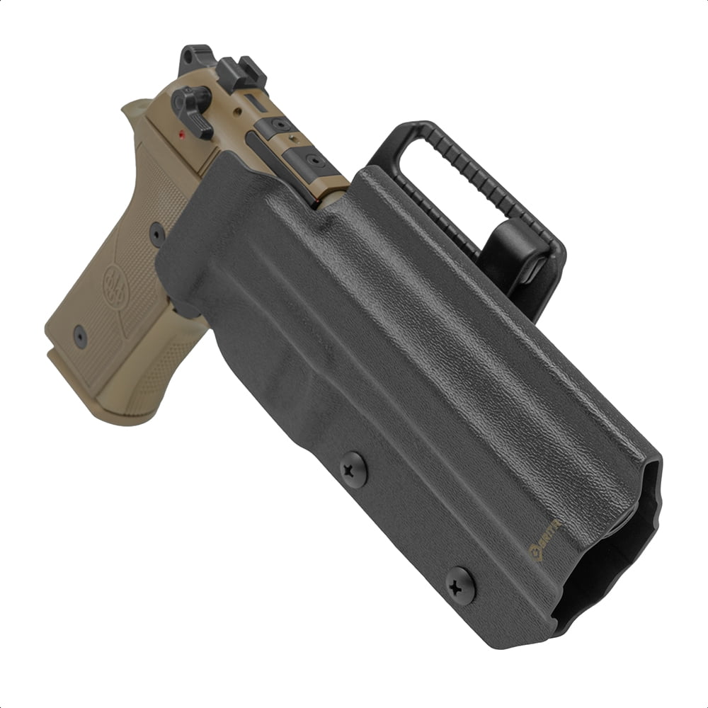 Barsony Belt Loop Holster For Smith & Wesson Snub Revolvers – Nylon, OWB, Black, Model 53-2