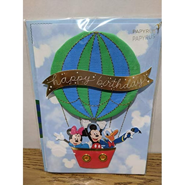 PAPYRUS Disney Birthday Card, 1 Each