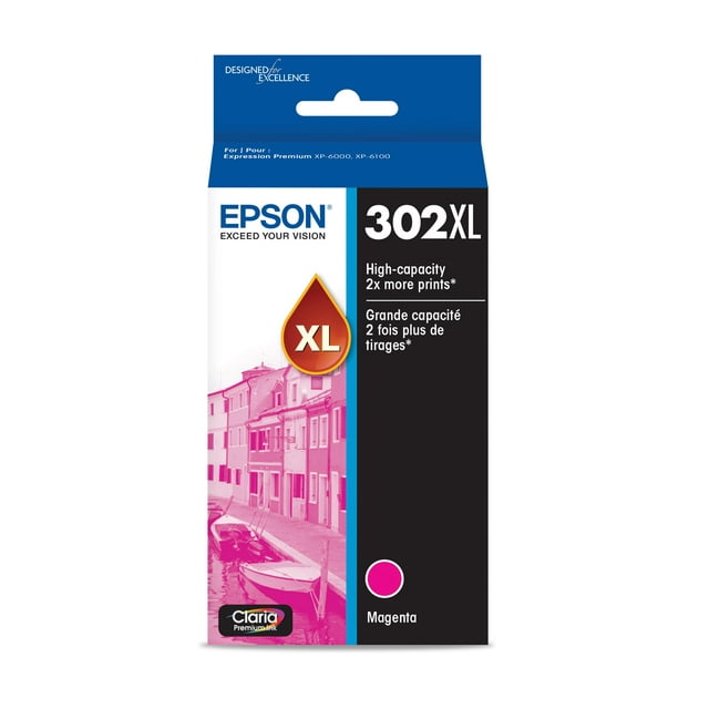 Cartucho de tinta Epson 302 Claria Premium High Capacity Magenta