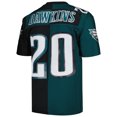 thumbnail image 3 of Men's Mitchell & Ness Brian Dawkins Midnight Green/Black Philadelphia Eagles 2004 Split Legacy Replica Jersey, 3 of 3