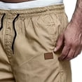 thumbnail image 5 of Horkkom Work Shorts for Men Summer Elastic Waist Drawstring Hiking Shorts Outdoor Gym Workout Shorts with Pockets S, 5 of 5