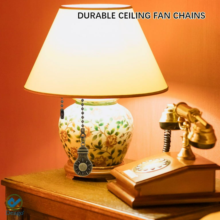 Glass Figurine Ornaments Ceiling Fan Pull Chain Extension Pulls 12 Inch  Extender Ornament B From Bonziwells, $8.41