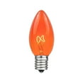 thumbnail image 2 of C9 Orange Christmas String Light Set - Outdoor Christmas Light String - Hanging Christmas Lights - Roofline Light String - Outdoor Patio String Lights -  Green Wire - 100 Foot, 2 of 6
