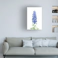 thumbnail image 2 of Canvas Wall Art - blursbyai 'Watercolor Texas Bluebonnet' Wall Art for Living Room, Bedroom, or Office Décor by Trademark Fine Art - 22 x 32 Inches - 22x32, 2 of 5